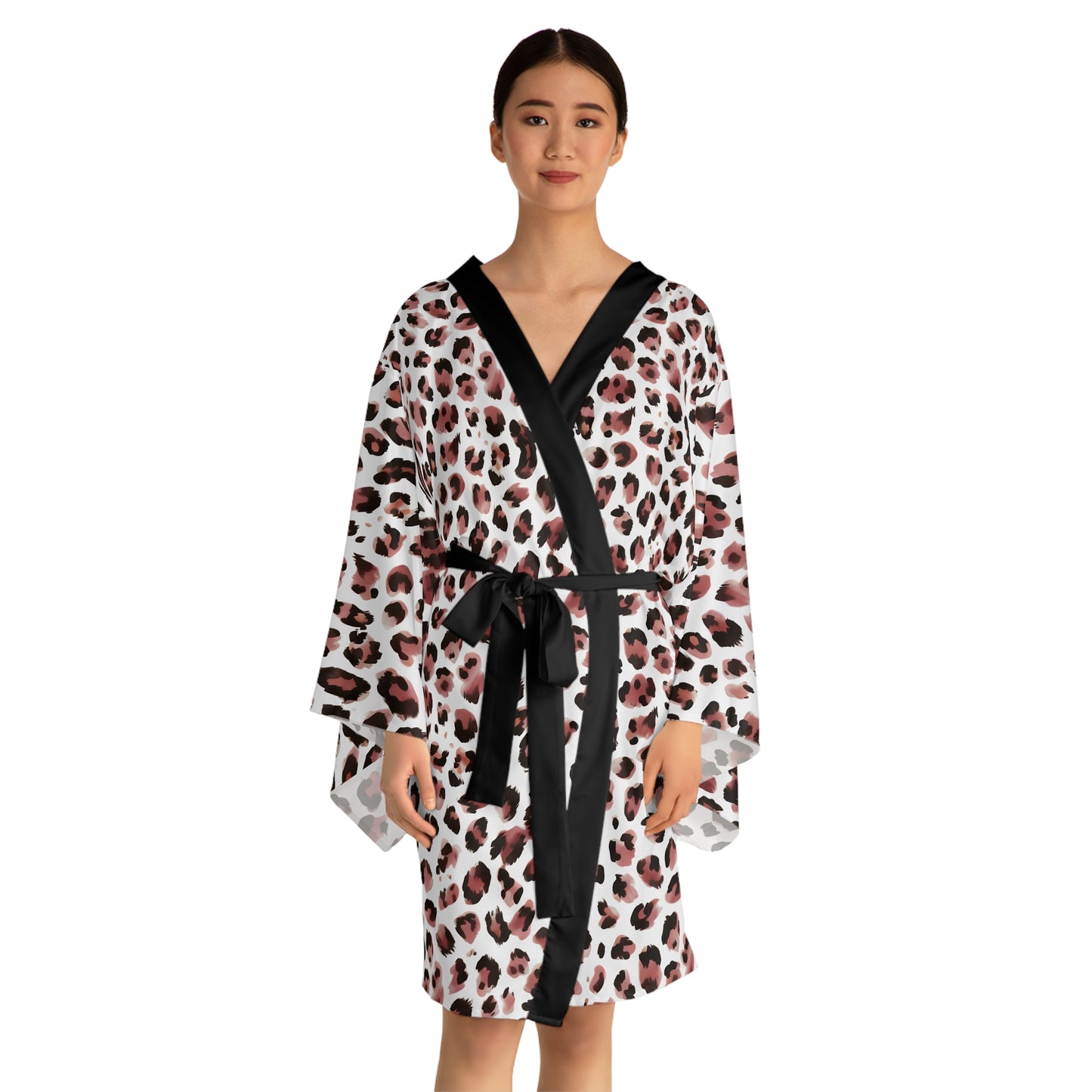 Long sleeves kimono robe - the tiger skin of soft girl