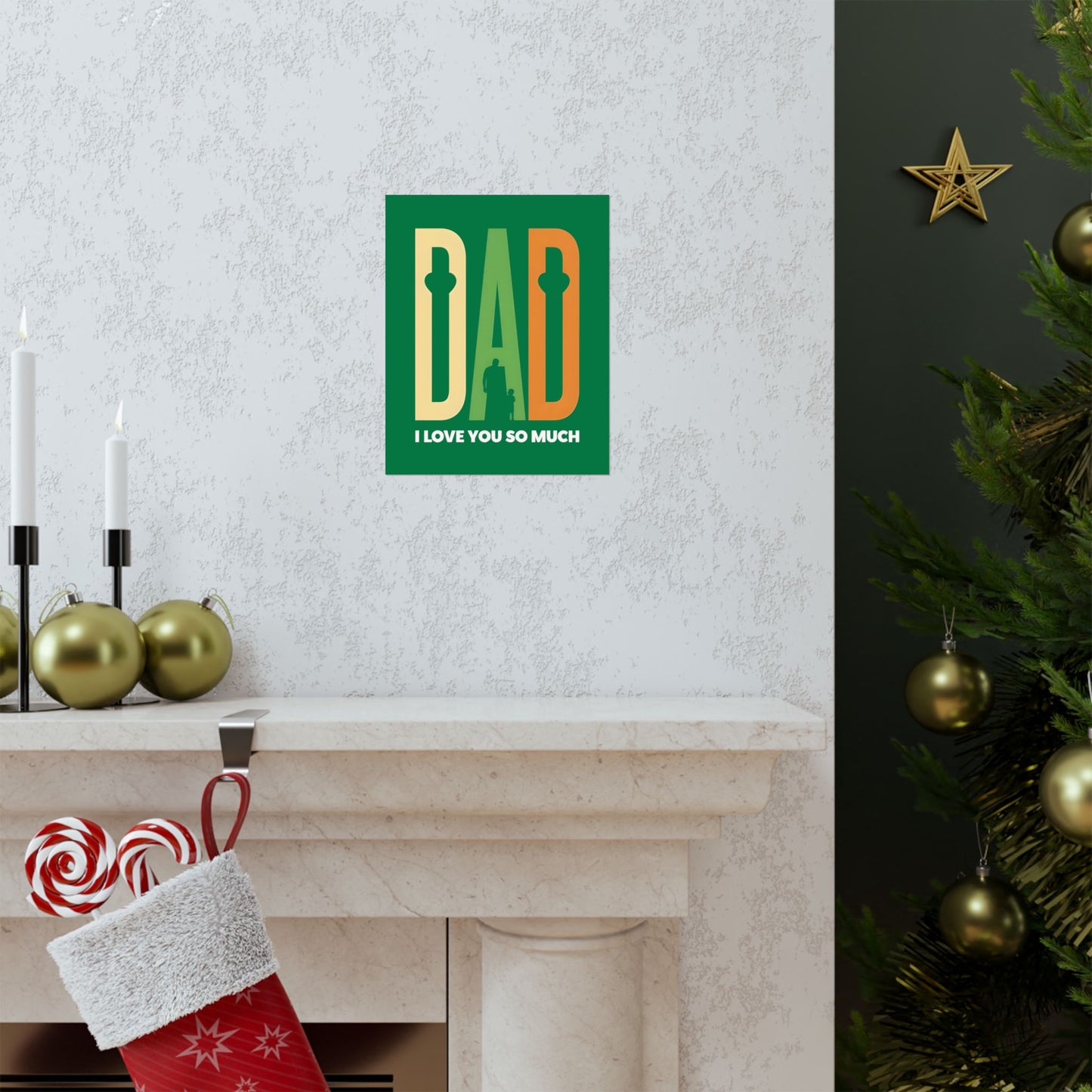 Poster - Retro Minimalist Dad Gift Design