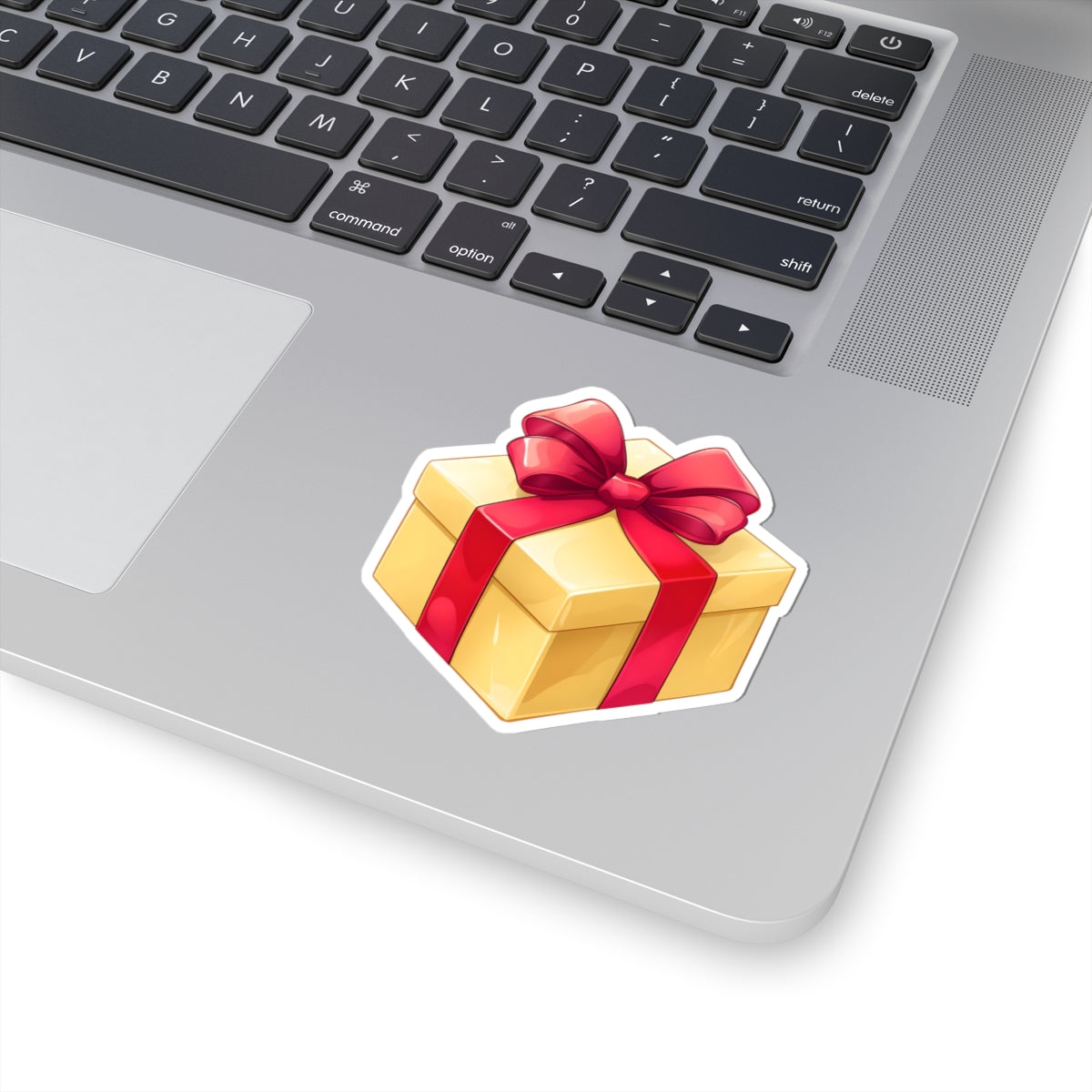 Kiss cut sticker - the vintage gift box