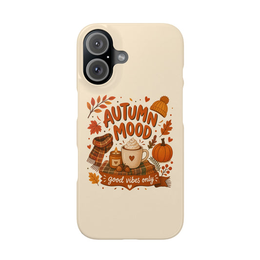 Cute Autumn Aesthetic iphone 16 slim case Design for Fall Lovers and Cozy Season