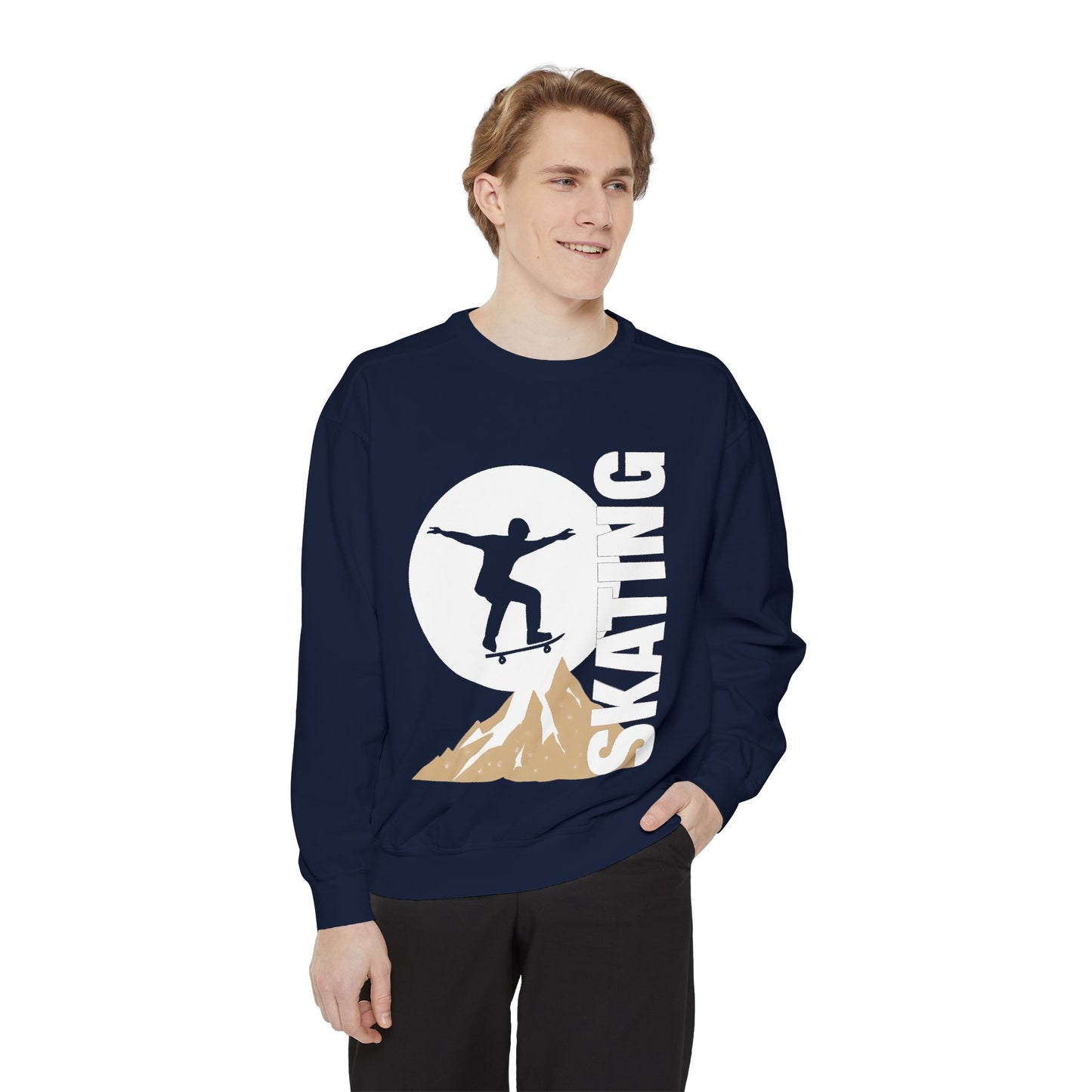 Sweatshirt - The winter full moon skater