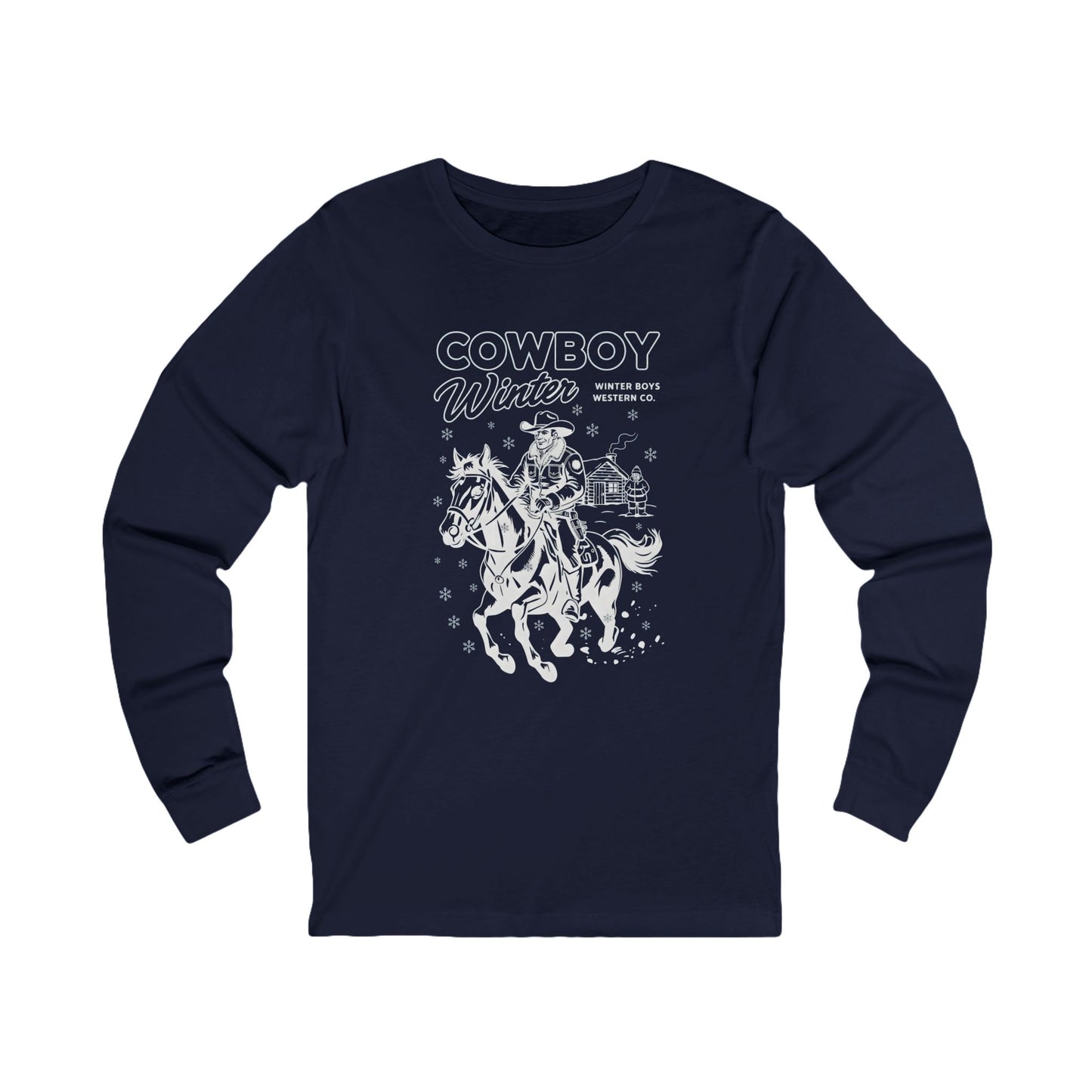 Long sleeves t-shirt - cowboy's Winter authentic