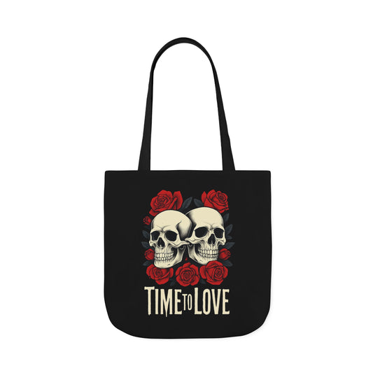 Tote Bag — gothic skull love couples