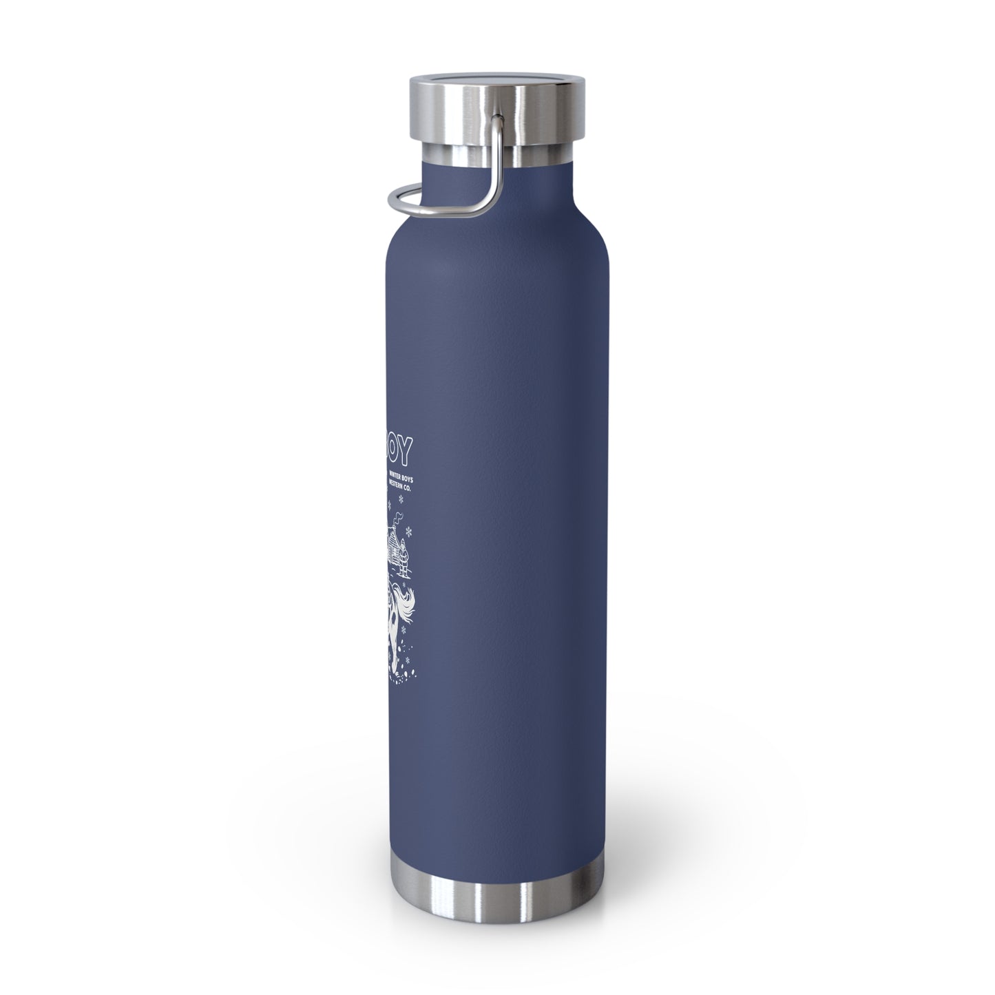Vacuum insulated bottle - cowboy's Winter authentic