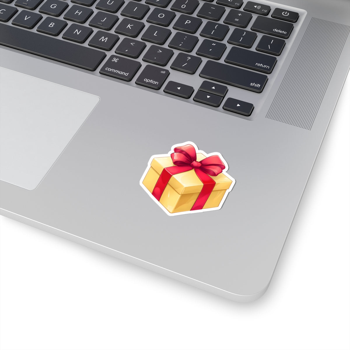 Kiss cut sticker - the vintage gift box