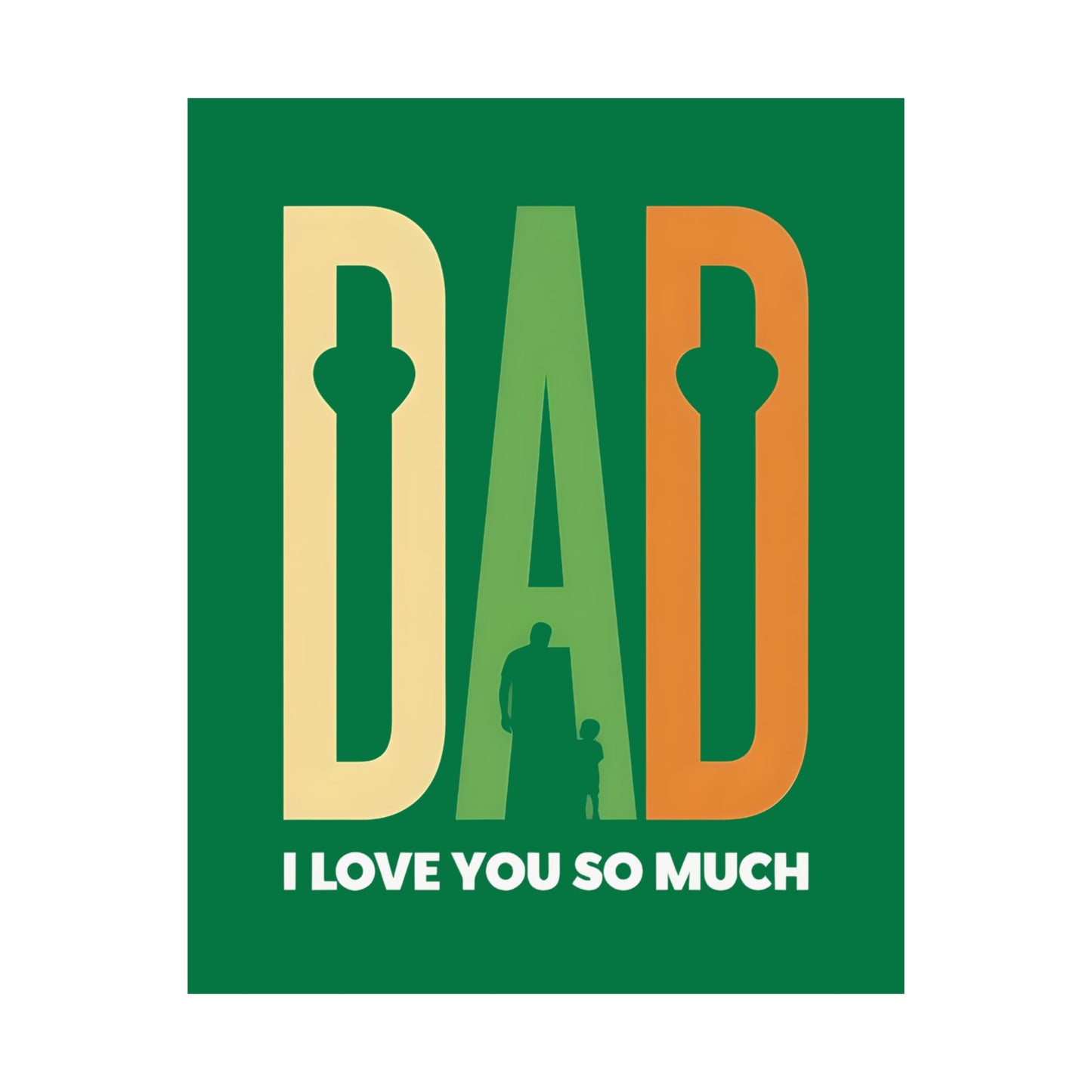 Poster - Retro Minimalist Dad Gift Design
