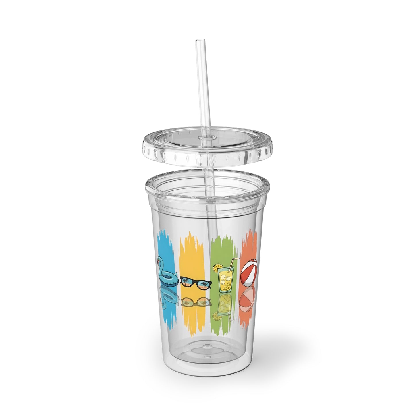 Acrylic tumbler - Vibrant Summer 2026 Aesthetic Graphics