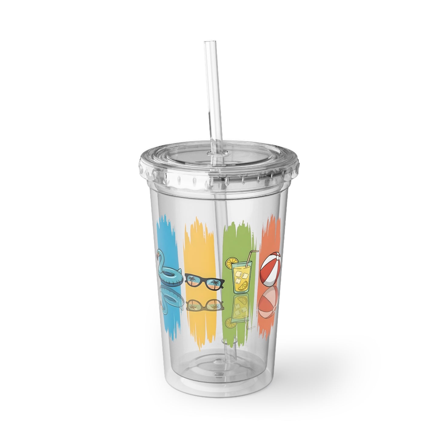 Acrylic tumbler - Vibrant Summer 2026 Aesthetic Graphics
