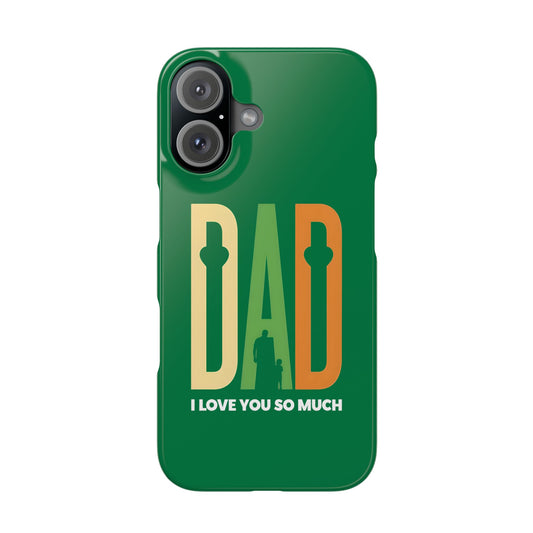 Iphone 16 slim case - Retro Minimalist Dad Gift Design