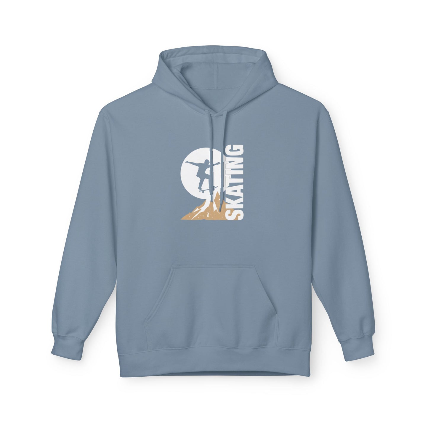 Hoodie - the winter full moon skater
