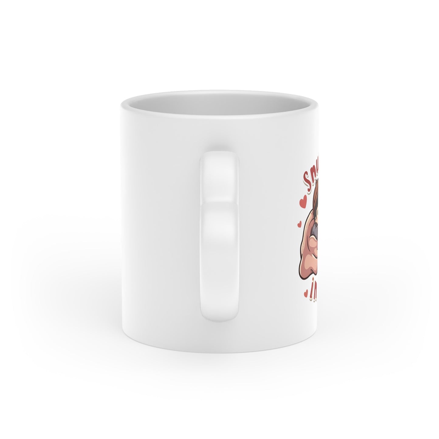 Heart-Shaped Mug —  Valentine's snuggle