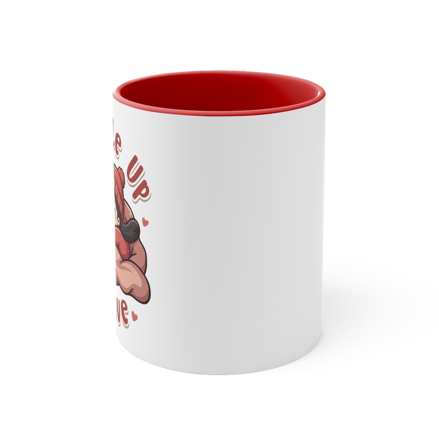 Red inside mug - Valentine's snuggle