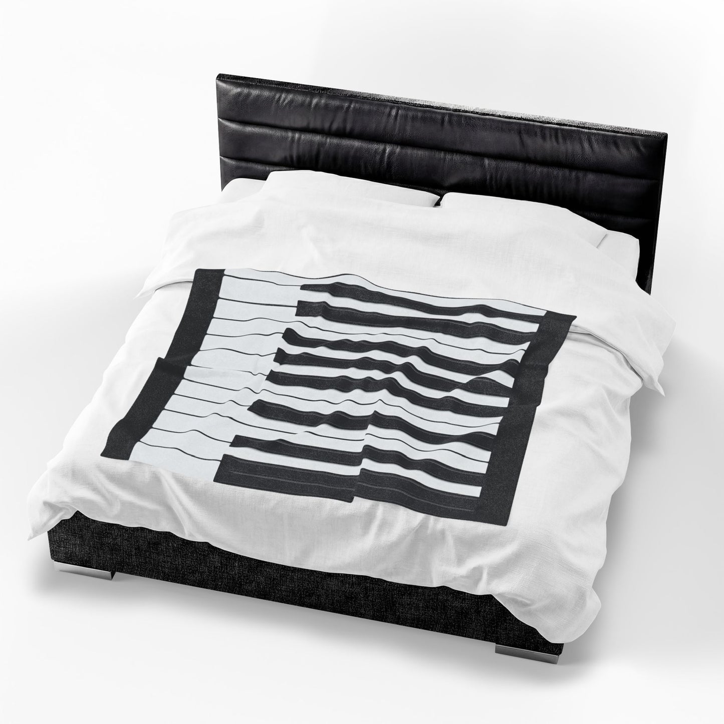 Authentic Miniature Piano Keyboard Pattern throw blanket- High-Contrast Minimalist Design for Pianists and Musicians .