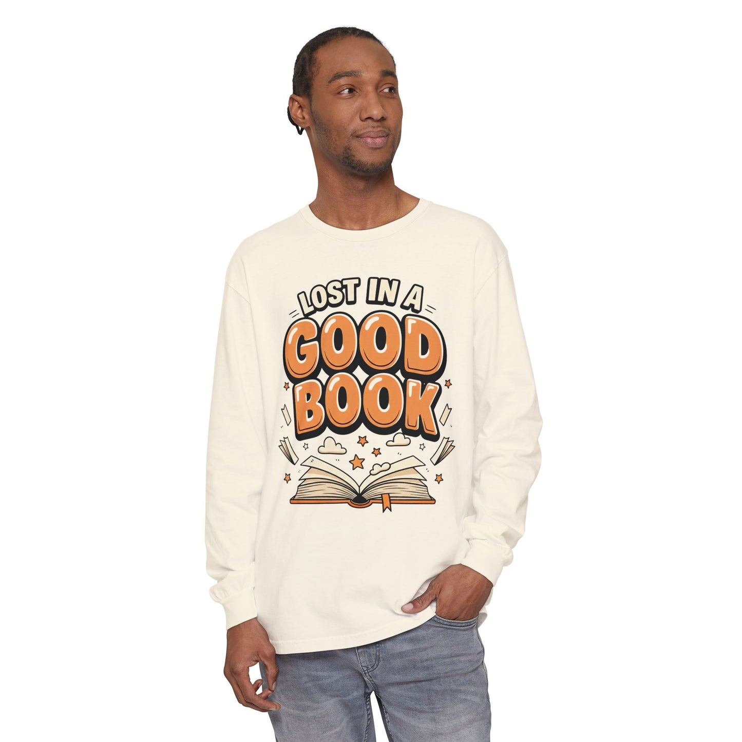 Long sleeves tee - Lost In A Good Book