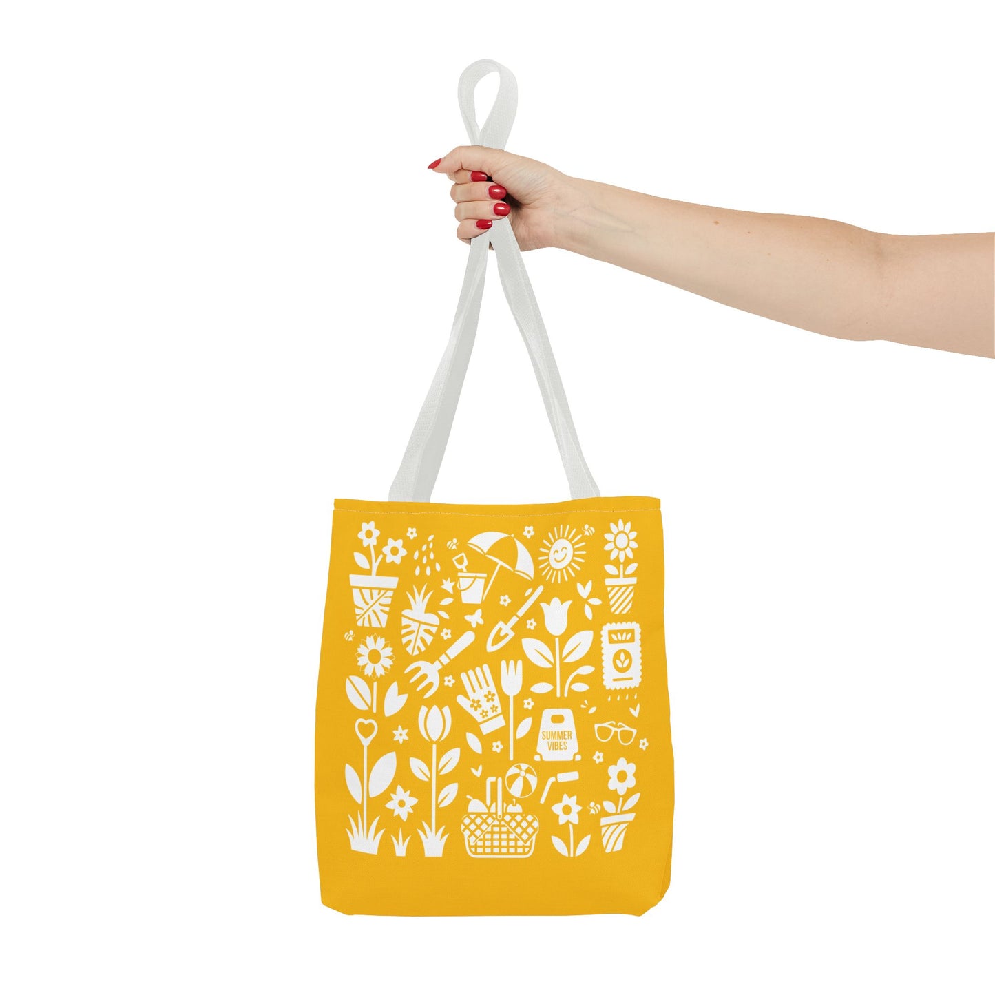 Tote bag - Summer Garden Silhouette Icon Art