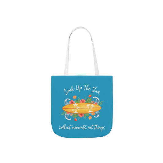 Tote bag - Tropical Surfboard Summer Quote Art