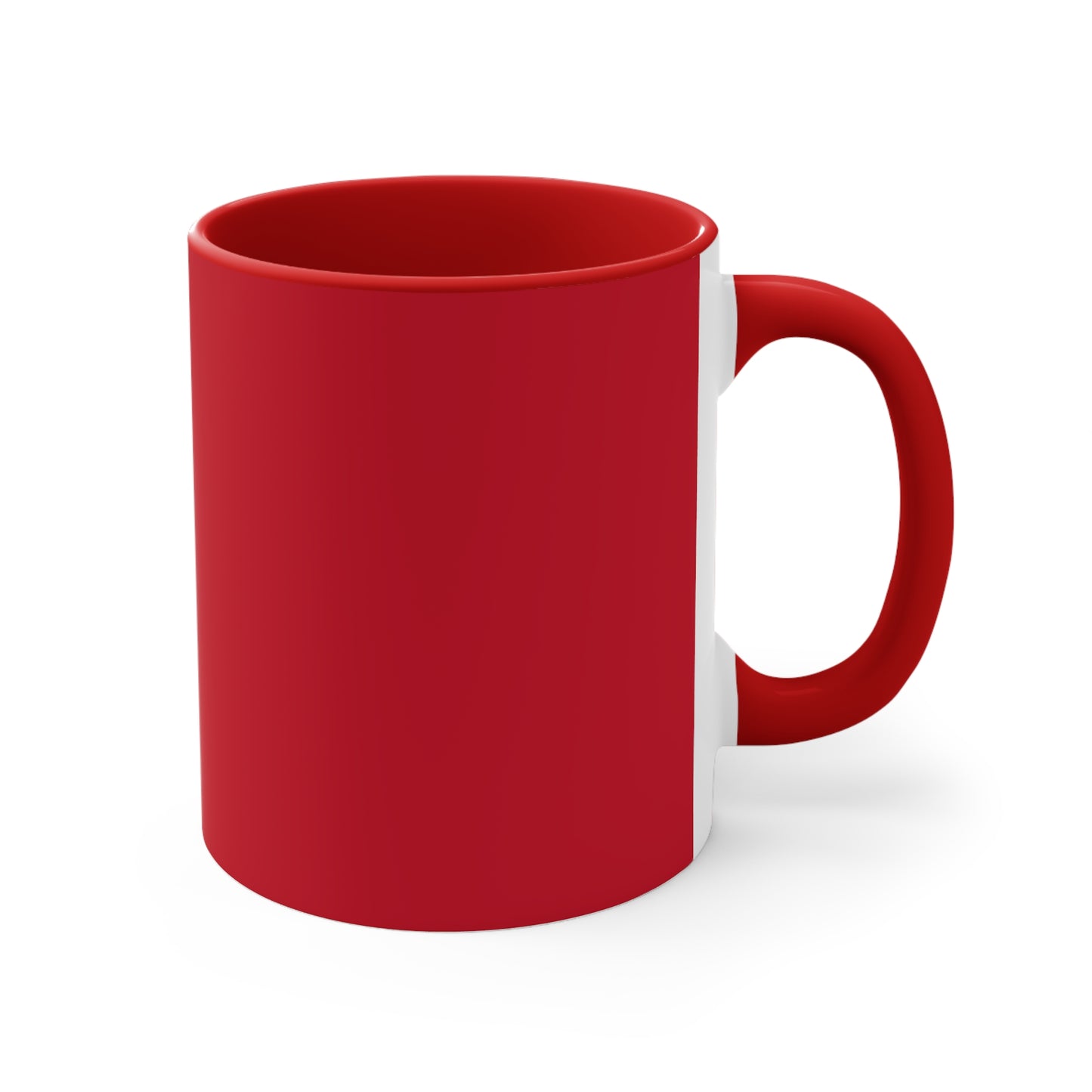 11 oz Red mug - vintage Love stamps