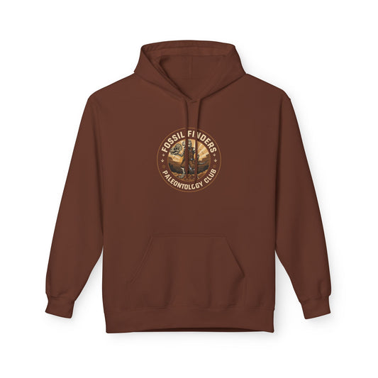 Hoodie - Vintage Fossil Finders Dinosaur Badge
