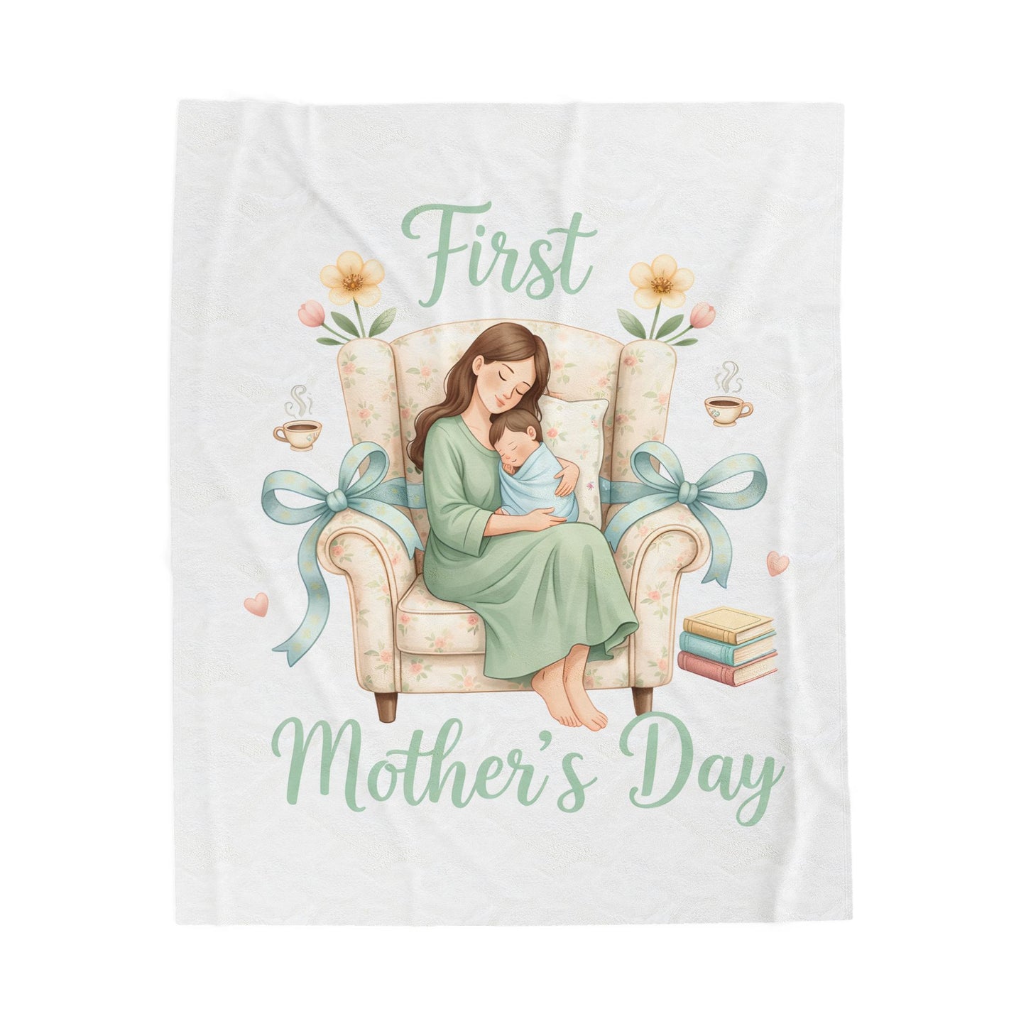 Blanket - First Mother's Day Aesthetic Illustration