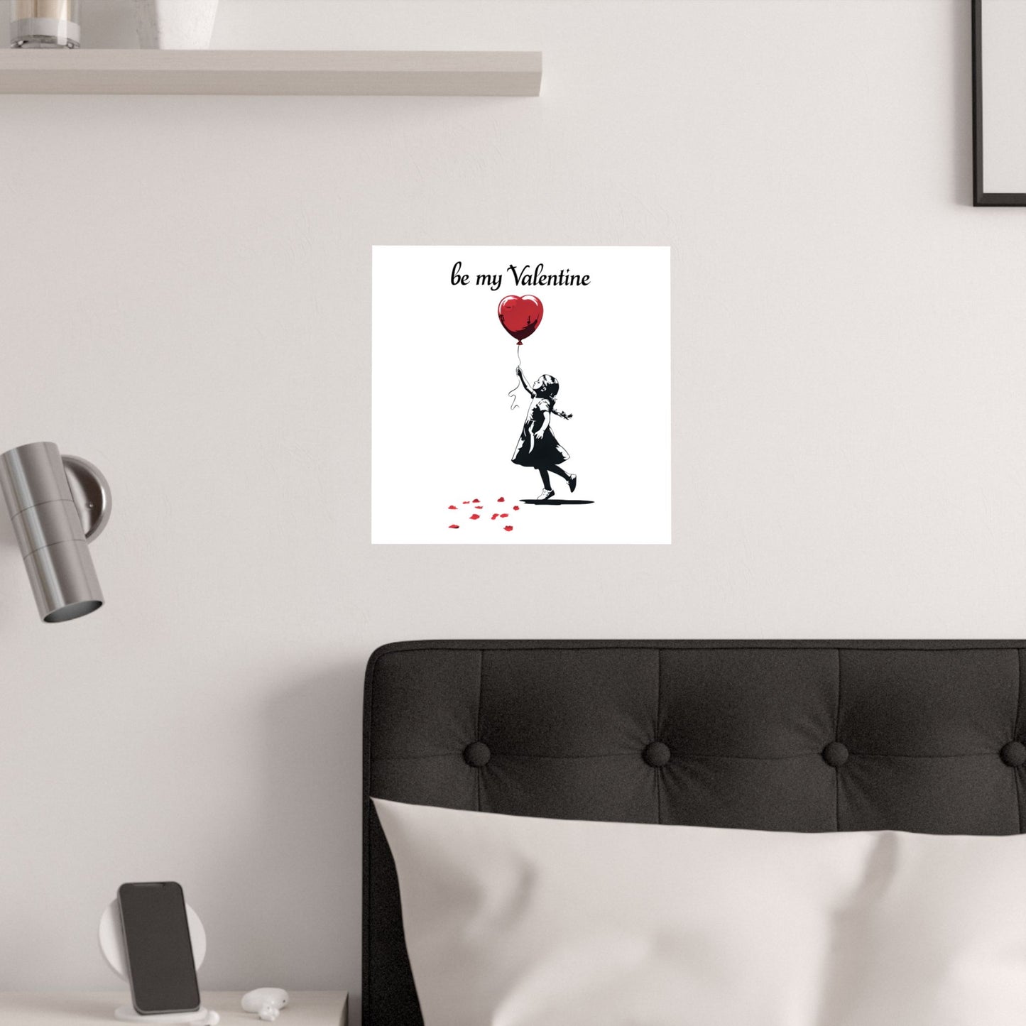 Poster - be mine balloon