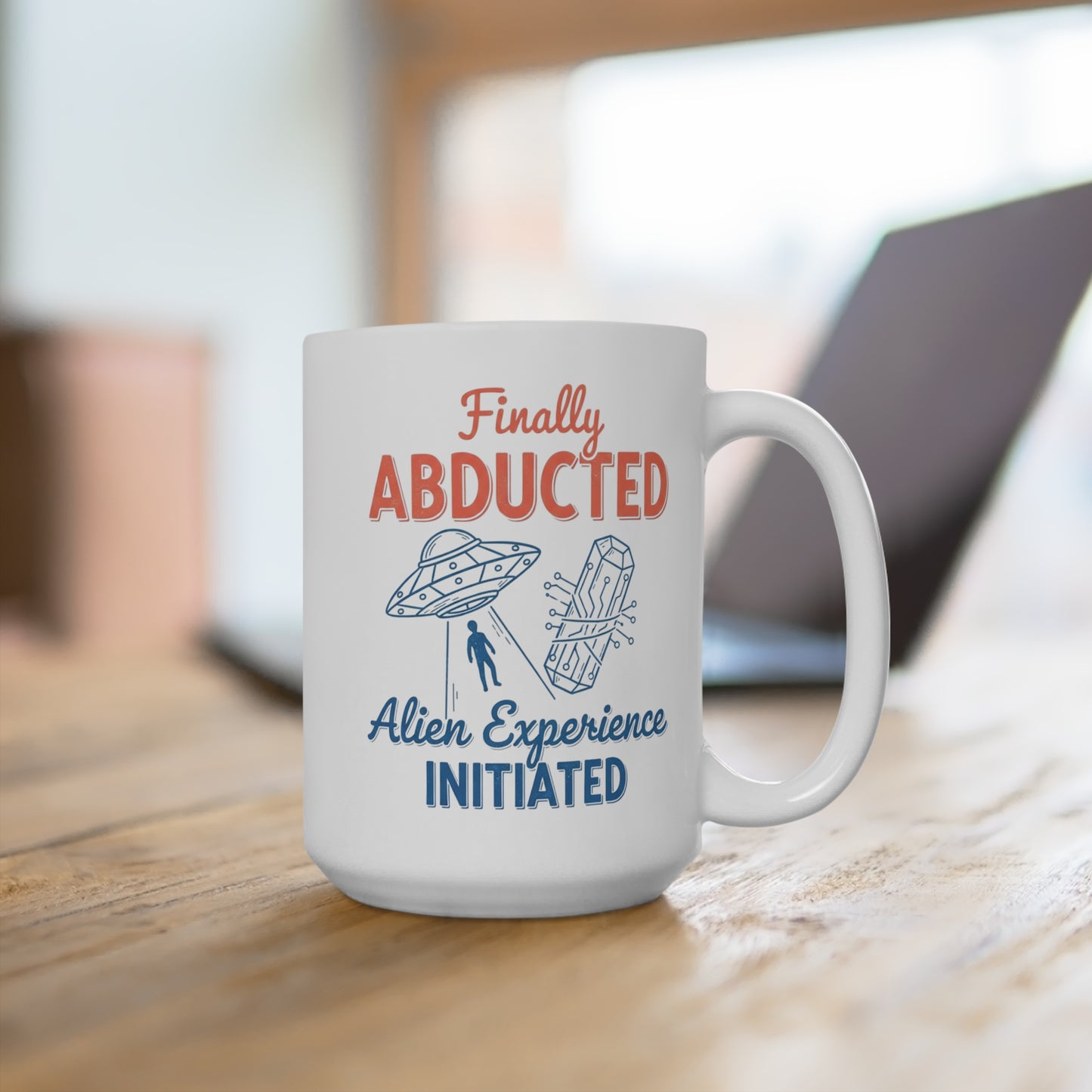 Coffee mug - Vintage Humorous Alien Abduction Art