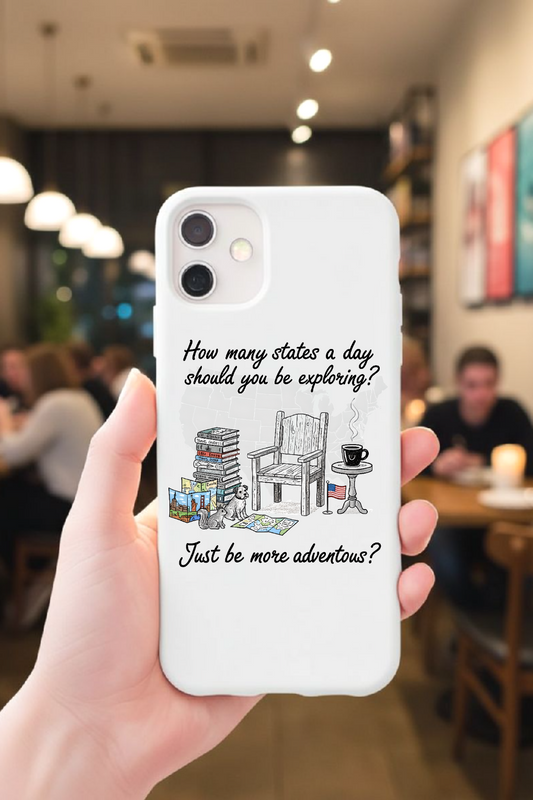 Slim phone case - explore USA States