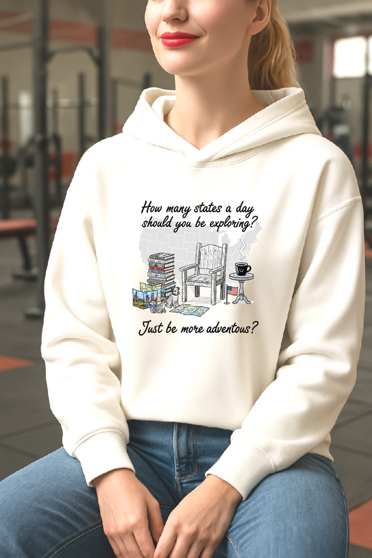 Hoodie - explore USA States