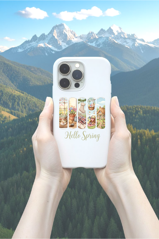 Welcoming spring panels elegant slim phone cases