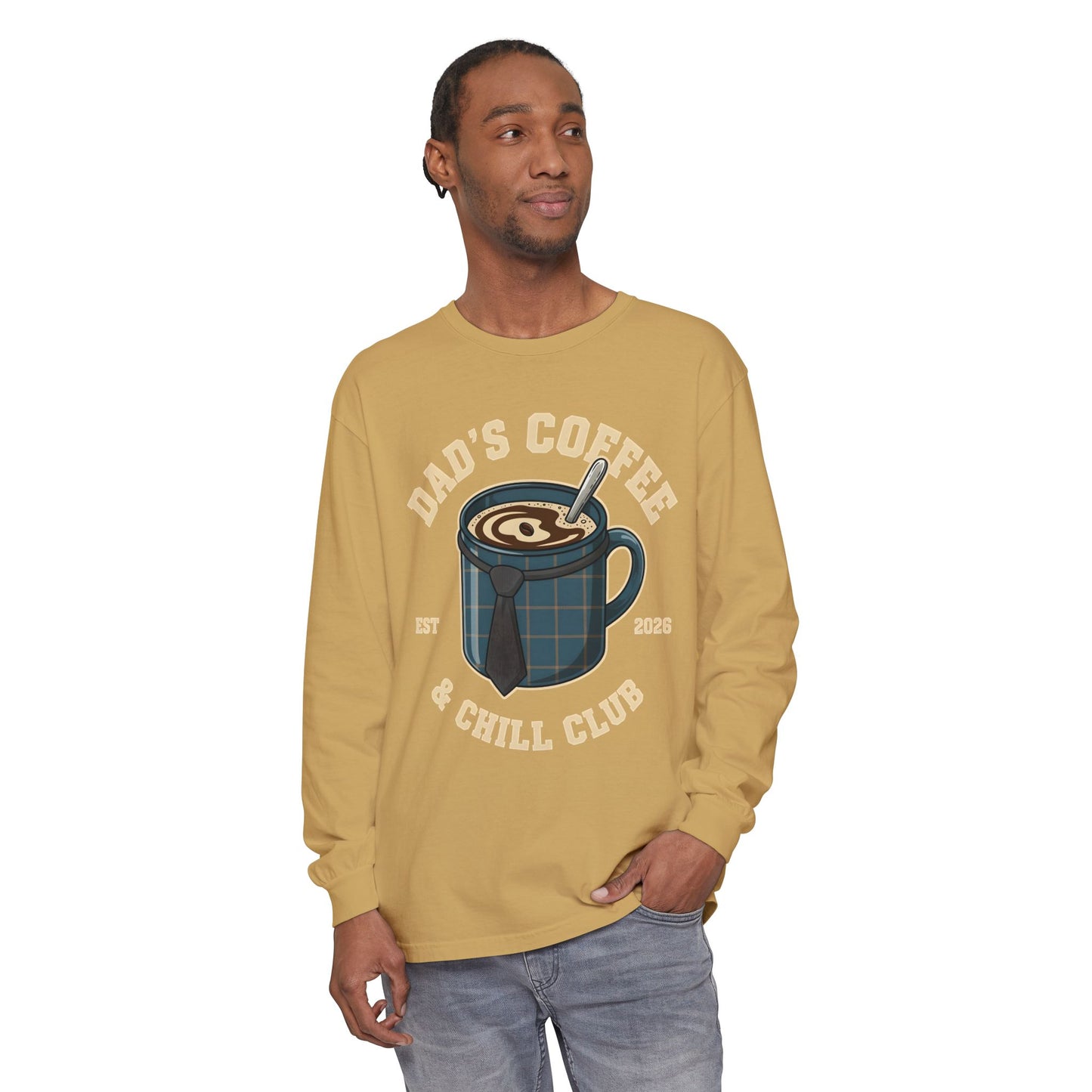 Long sleeves tee - 2026 Father’s Day Coffee Logo