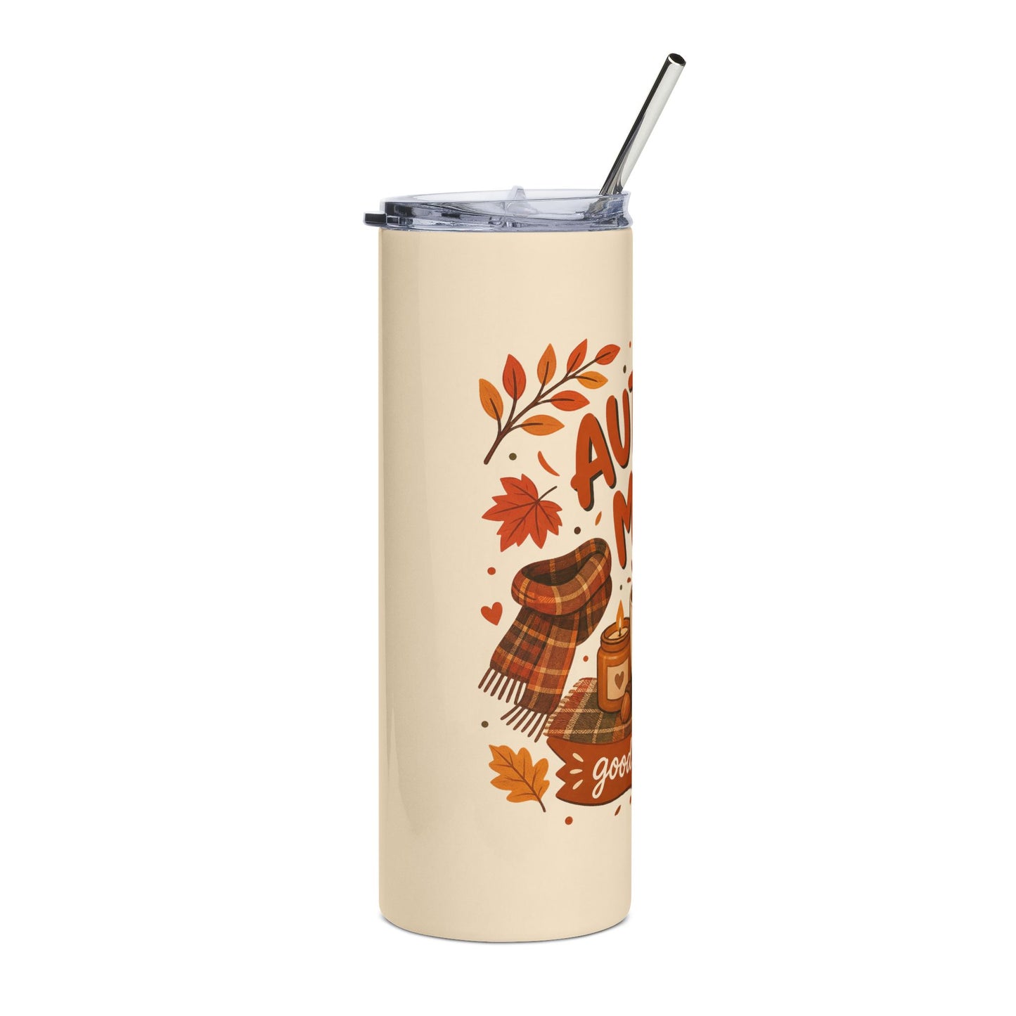 Cute Autumn Aesthetic tumbler Design for Fall Lovers and Cozy Season