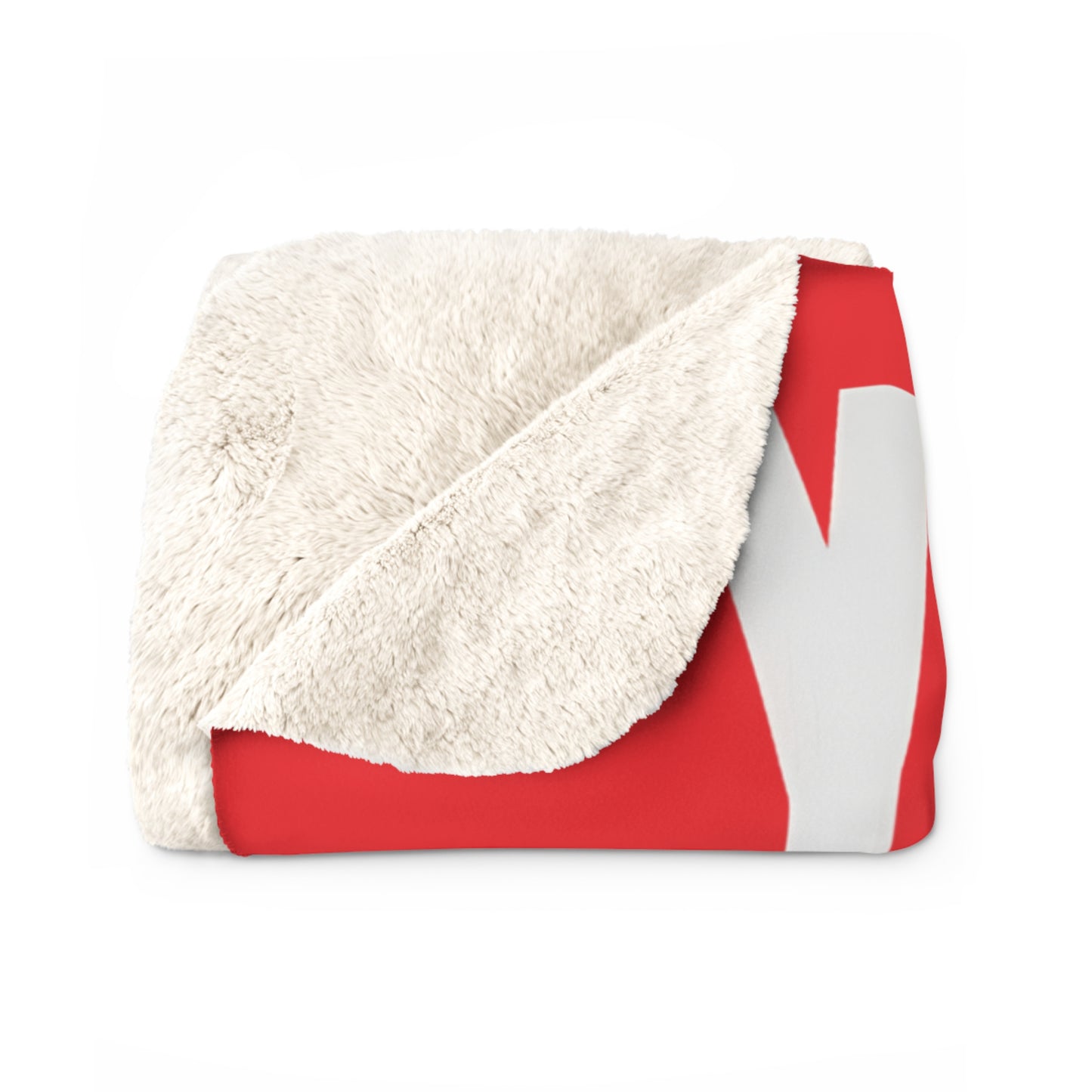 Sherpa blanket - love swans