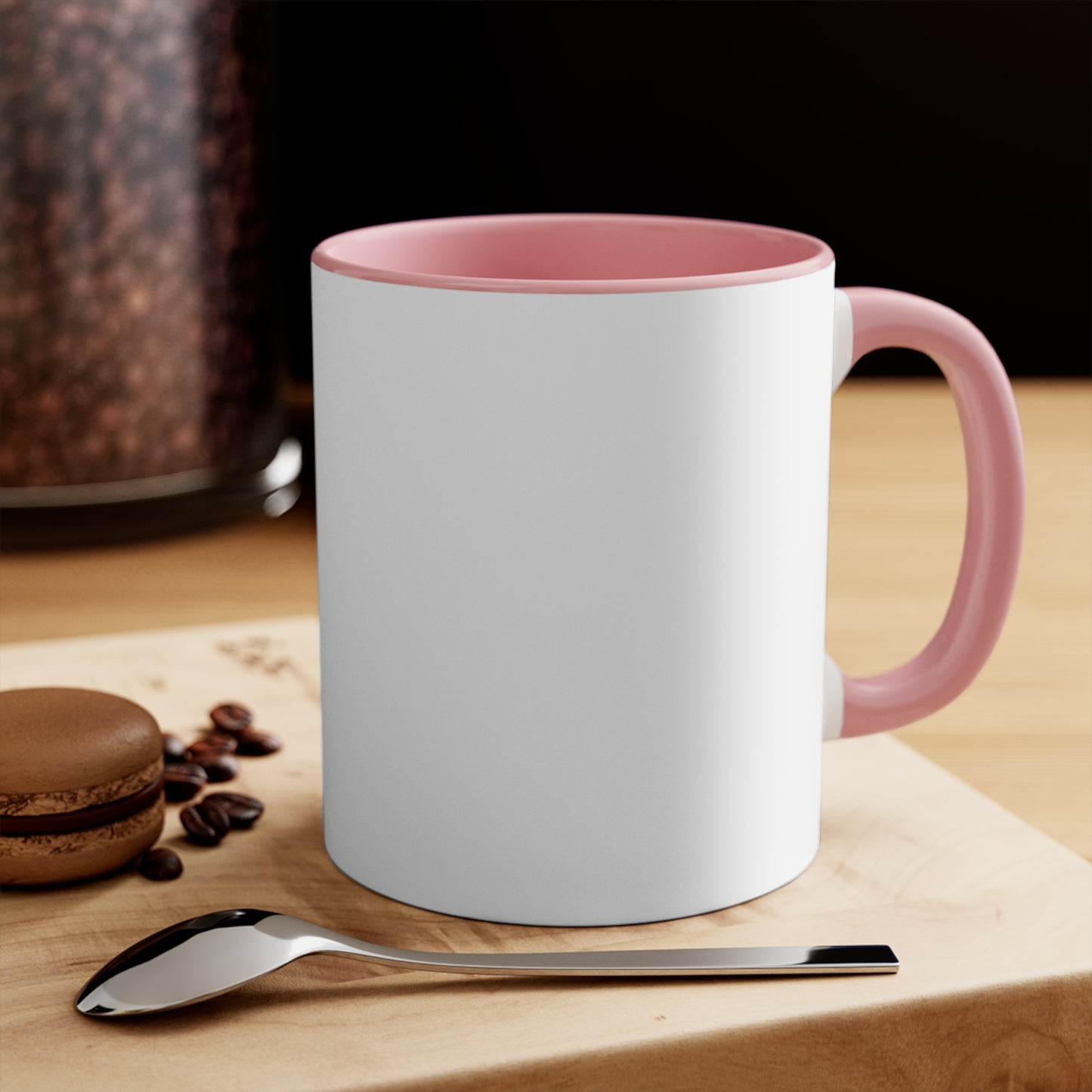 Pink inside 11 oz mug - call me