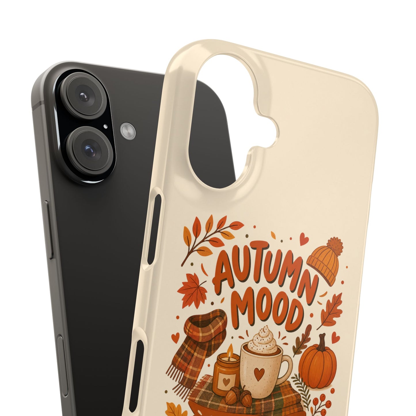 Cute Autumn Aesthetic iphone 16 slim case Design for Fall Lovers and Cozy Season