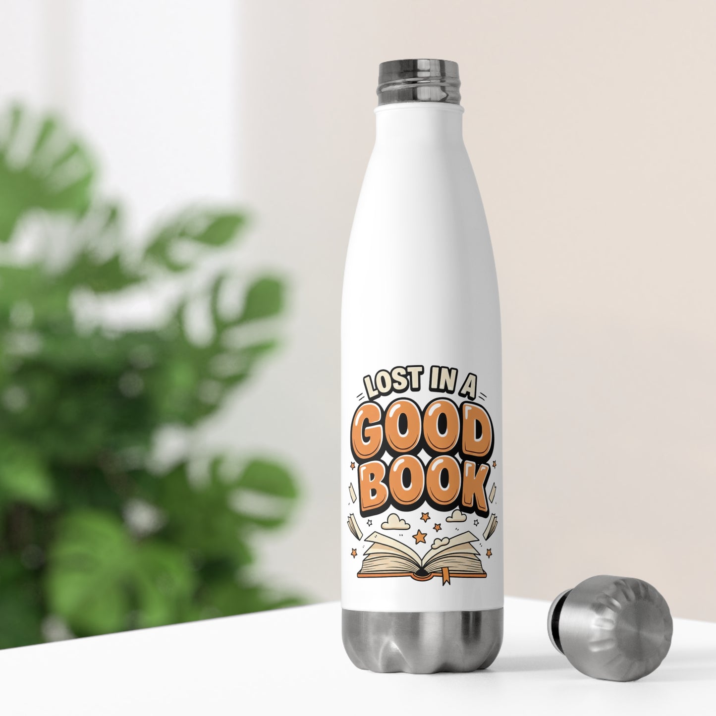 Insulated bottle - Lost In A Good Book