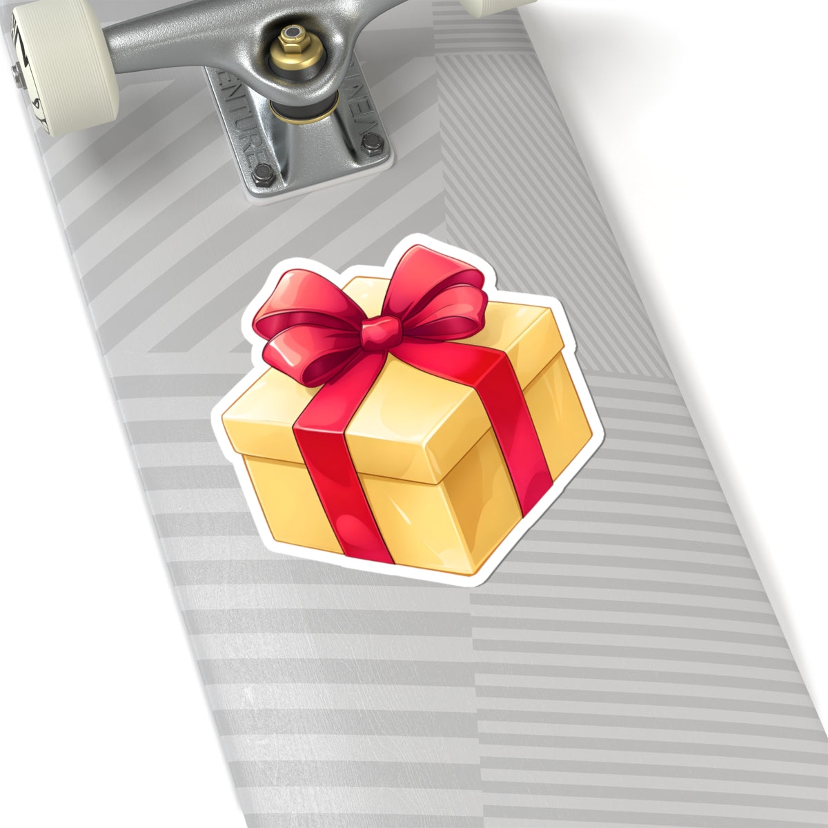 Kiss cut sticker - the vintage gift box