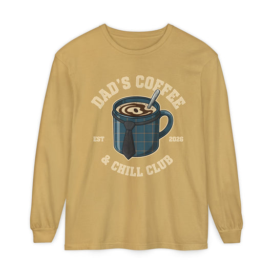 Long sleeves tee - 2026 Father’s Day Coffee Logo