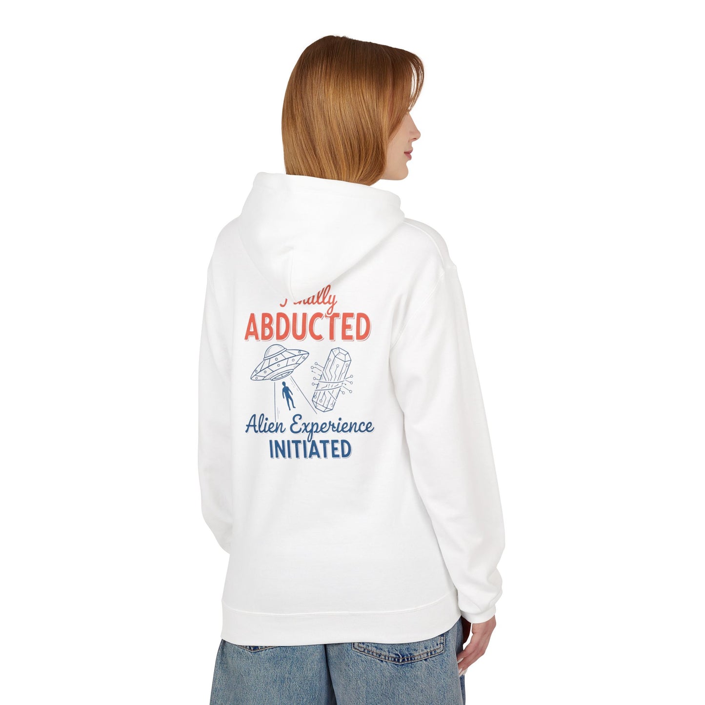 Hoodie - Vintage Humorous Alien Abduction Art