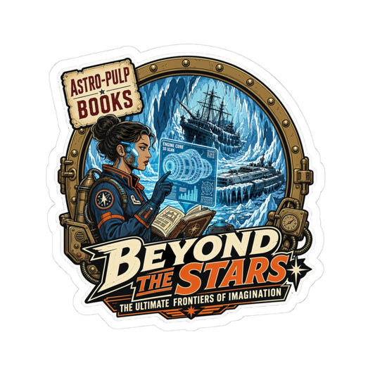 How to style a dark academia and retro futurism sticker collection- kiss cut sticker