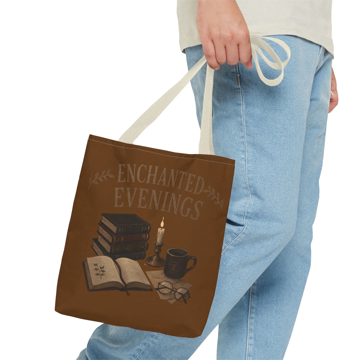 the Best tote bag Gift for a Dark Academia Book Lover-Enchanted Evenings Edition