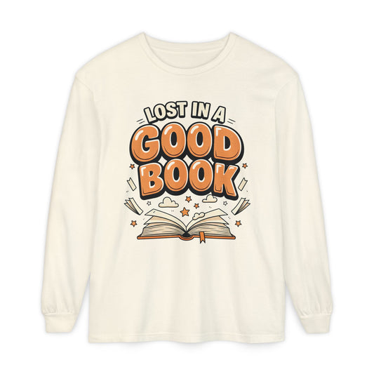 Long sleeves tee - Lost In A Good Book