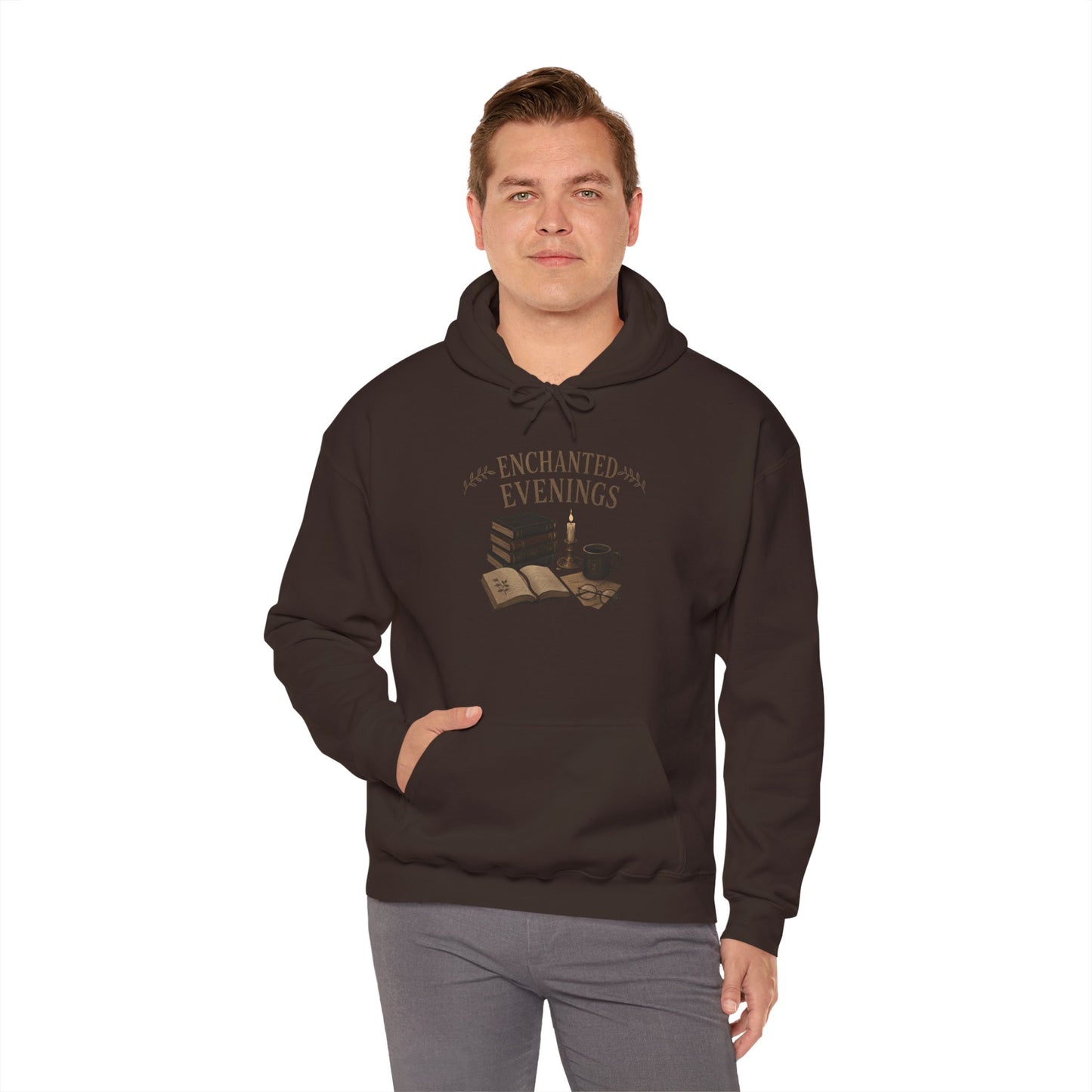 the Best hoodie Gift for a Dark Academia Book Lover-Enchanted Evenings Edition