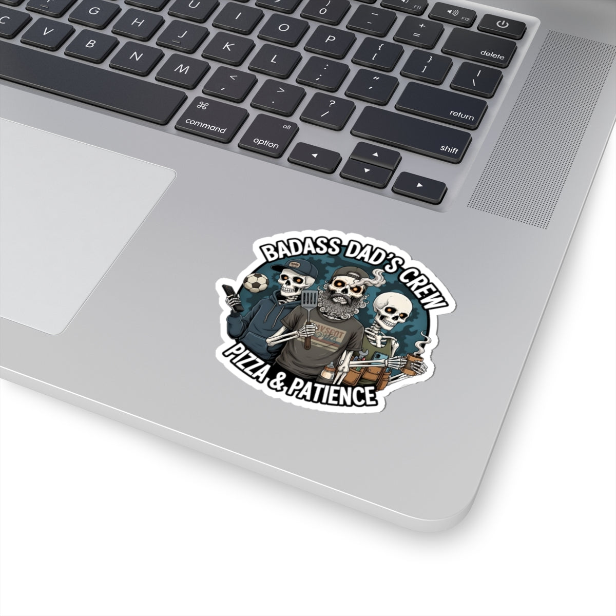 Kiss-Cut Sticker - 2026 Father’s Day Skeleton Art