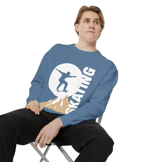 Sweatshirt - The winter full moon skater
