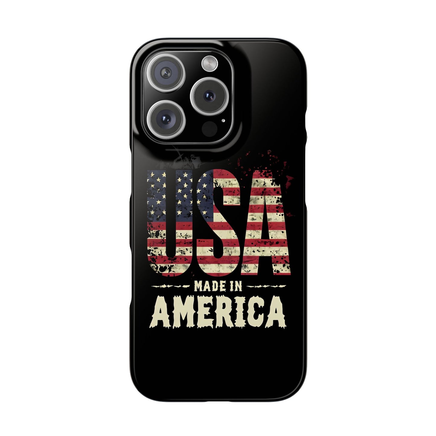 Iphone slim case - vintage made in USA