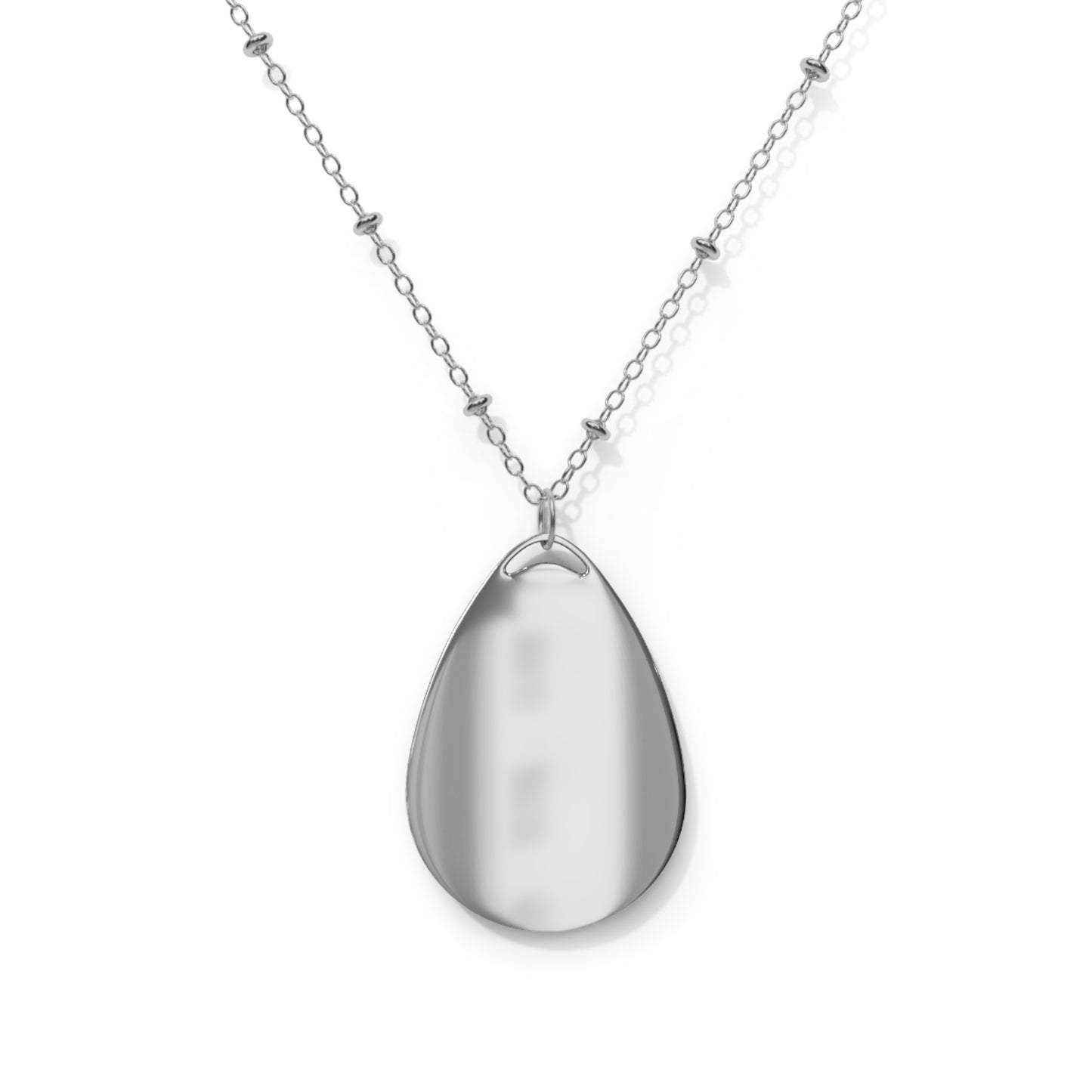 Oval necklace - The tiger skin of soft girl