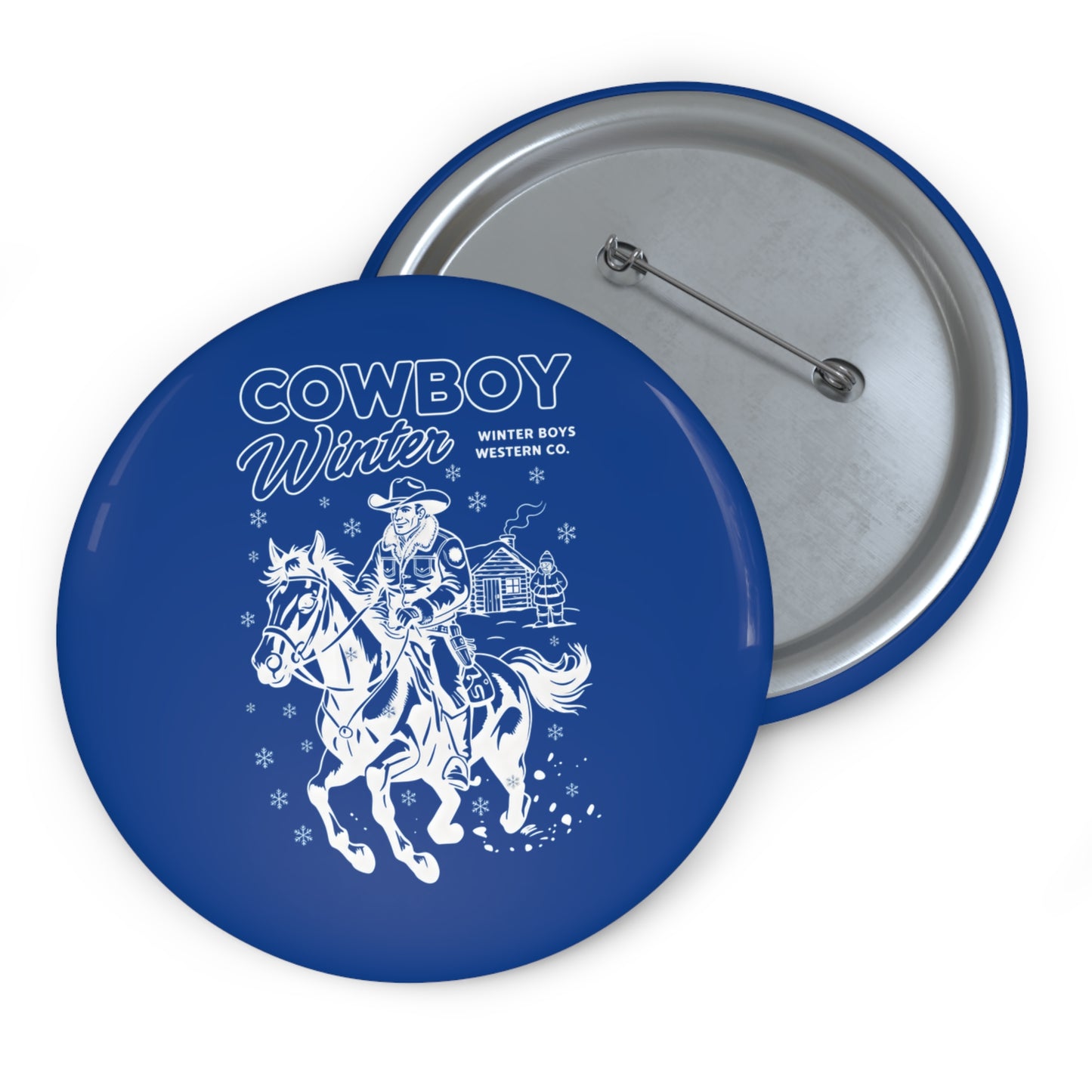 Pin - cowboy's Winter authentic