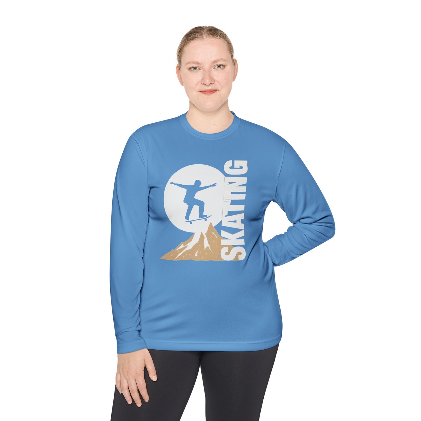 Long sleeves t-shirt - the winter full moon skater