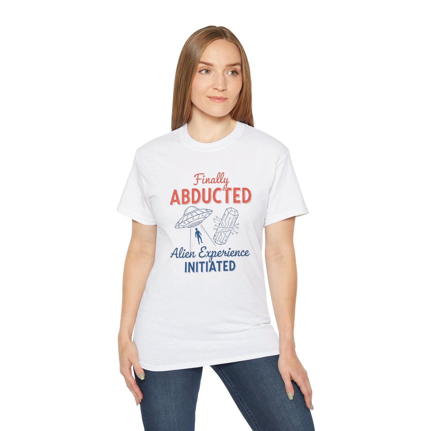 T-shirt - Vintage Humorous Alien Abduction Art