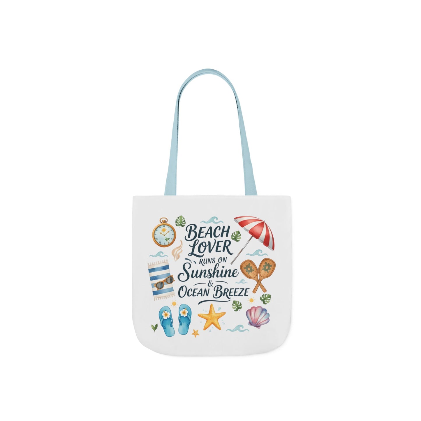 Tote bag - Watercolor Beach Lover Aesthetic Quote