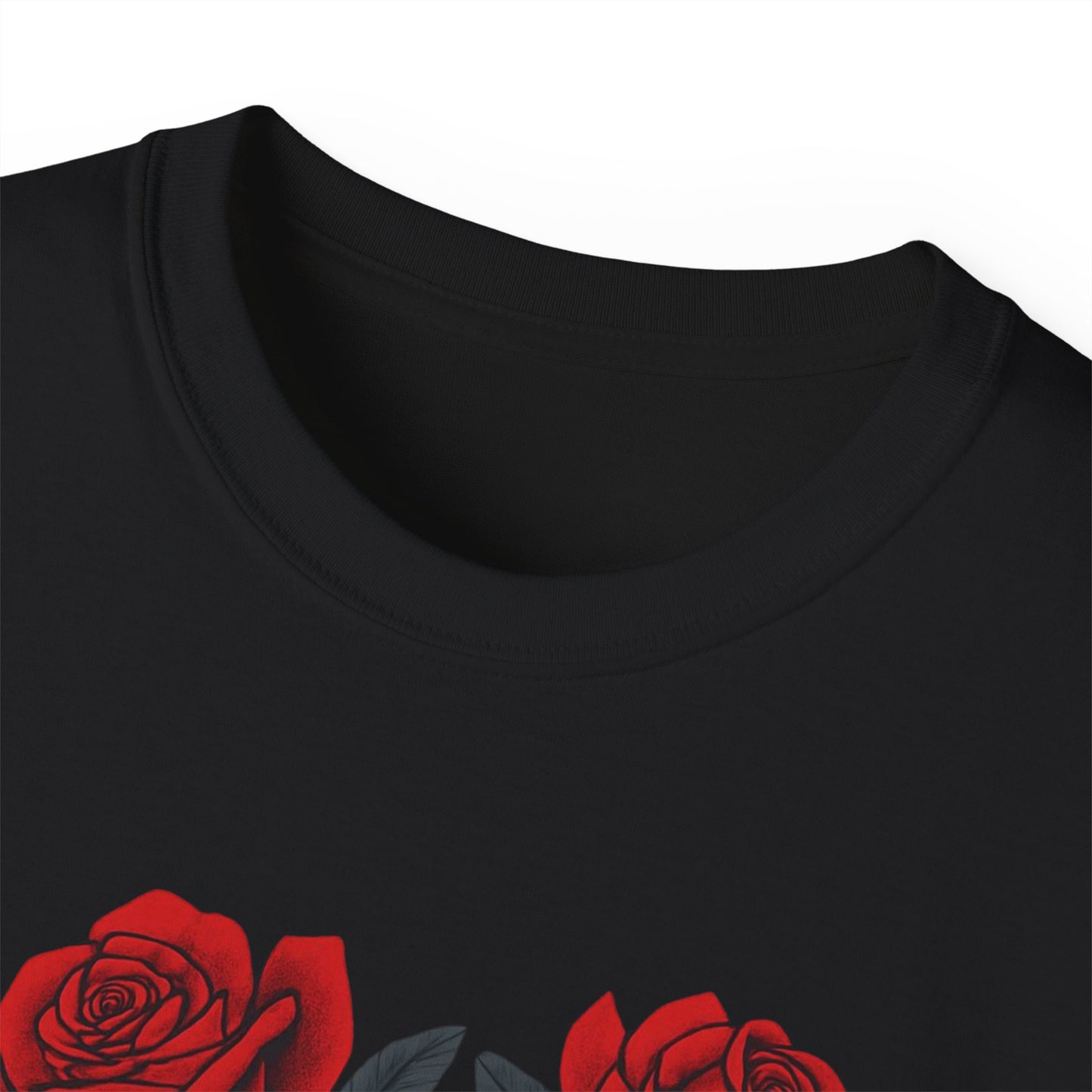 T-shirt - gothic skull love couples